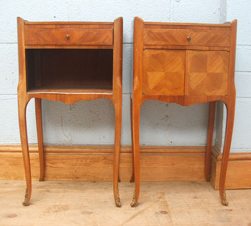Old French Bedside Tables